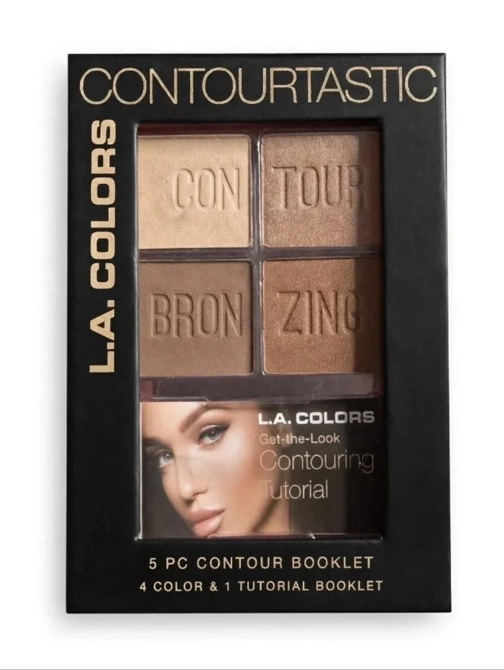 L.A. Colors Contourtastic Contour Palette 5-Piece Booklet NWT